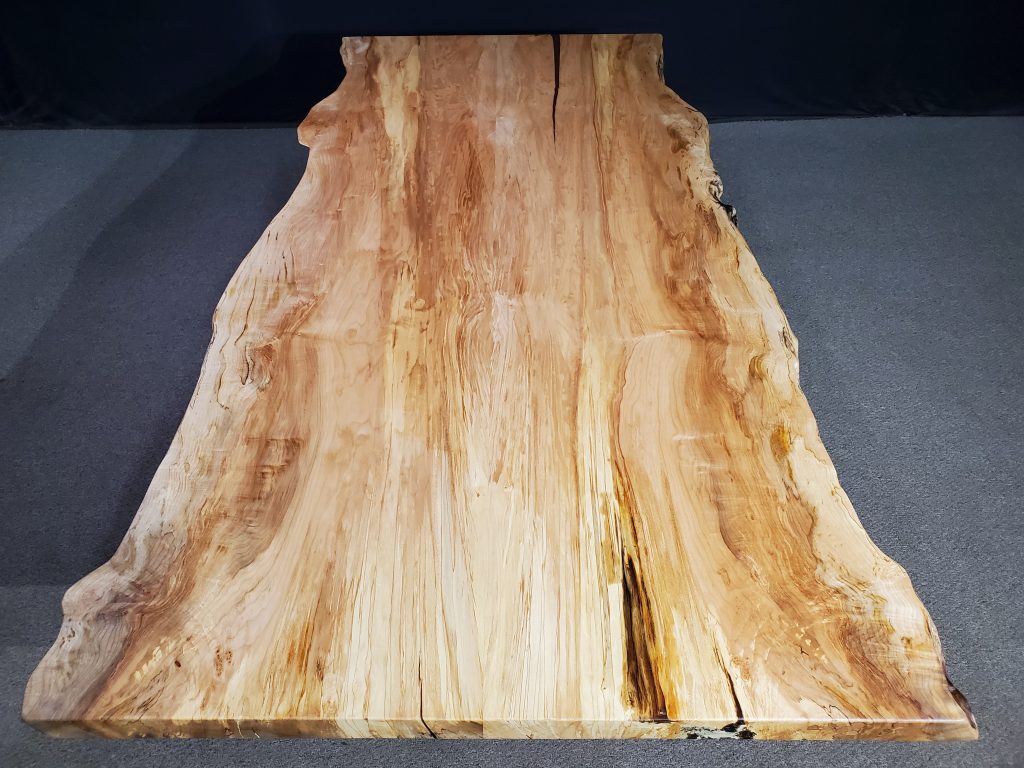 Live Edge Maple Bookmatch Table Jewell Hardwoods